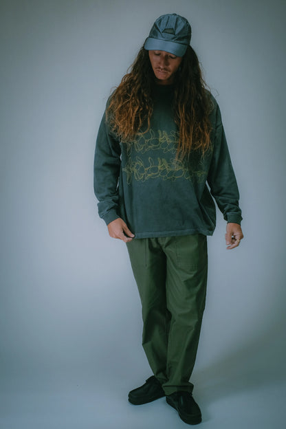 Pigment L/S Tee(Double Lei)