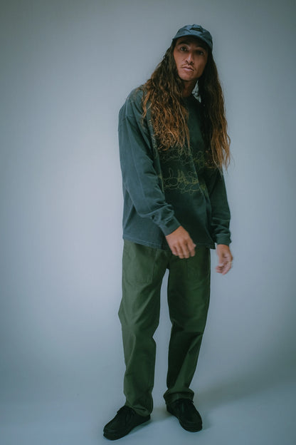 Pigment L/S Tee(Double Lei)