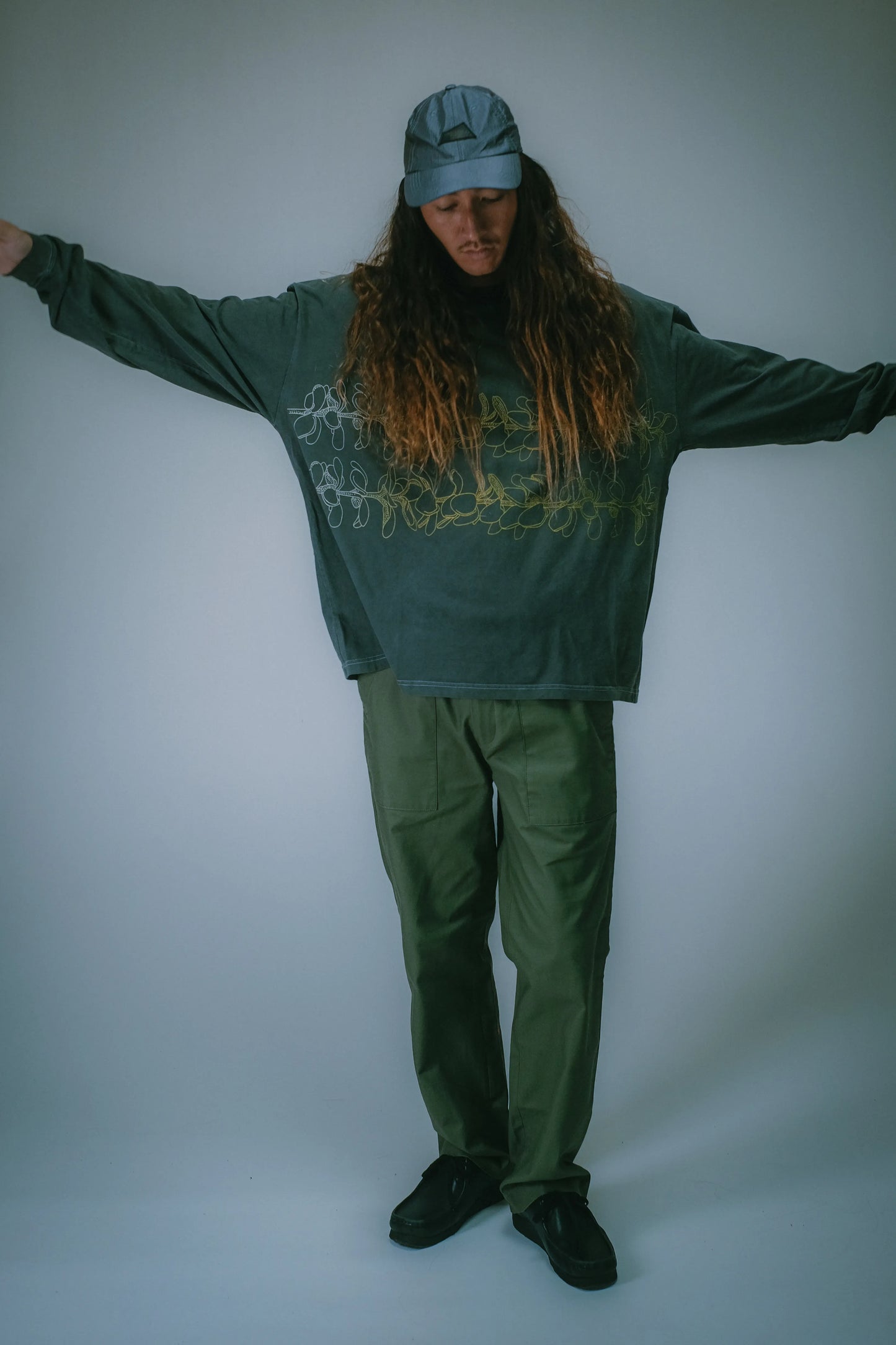 Pigment L/S Tee(Double Lei)