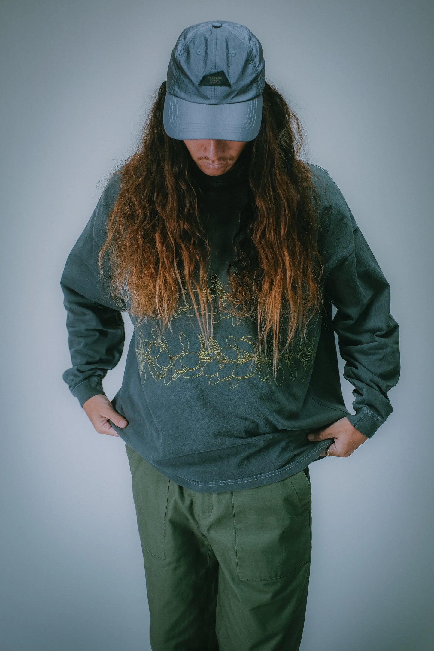 Pigment L/S Tee(Double Lei)