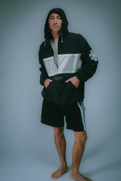 Stripe Anorak Jacket