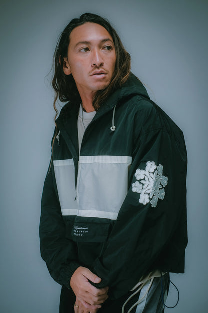 Stripe Anorak Jacket