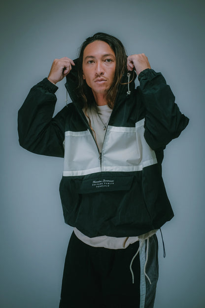 Stripe Anorak Jacket