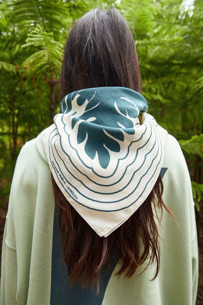 Cotton Silk Bandana(Laua'e Echo)