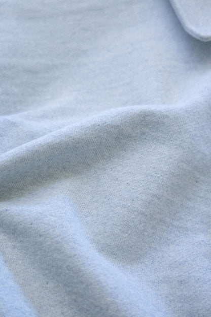 E Denim French Terry Coach Jacket