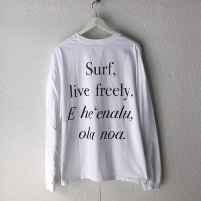 L/S Tee (Surf live freely)