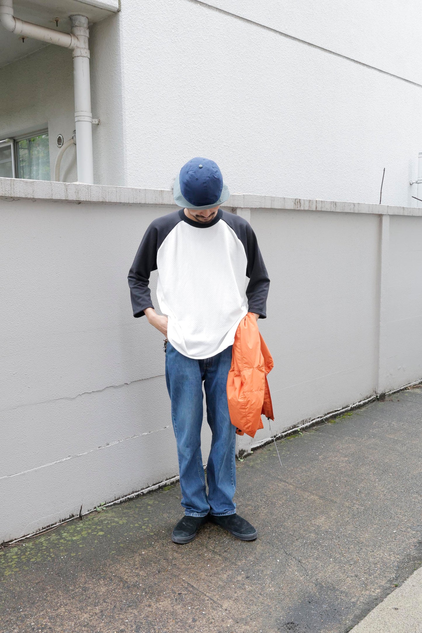 Grid Baseball 4/5 Sleeve