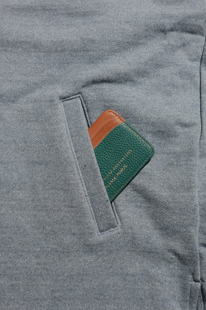 E Denim French Terry Coach Jacket