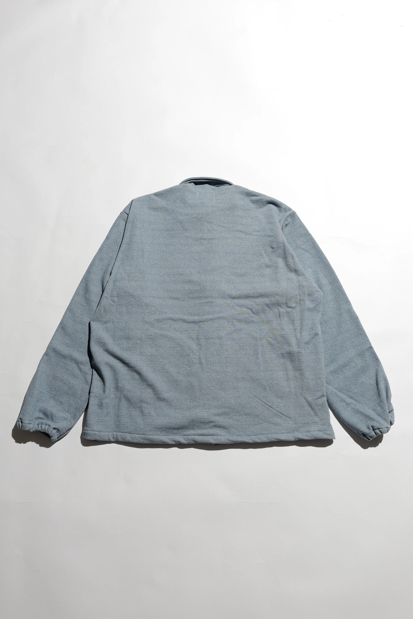 E Denim French Terry Coach Jacket