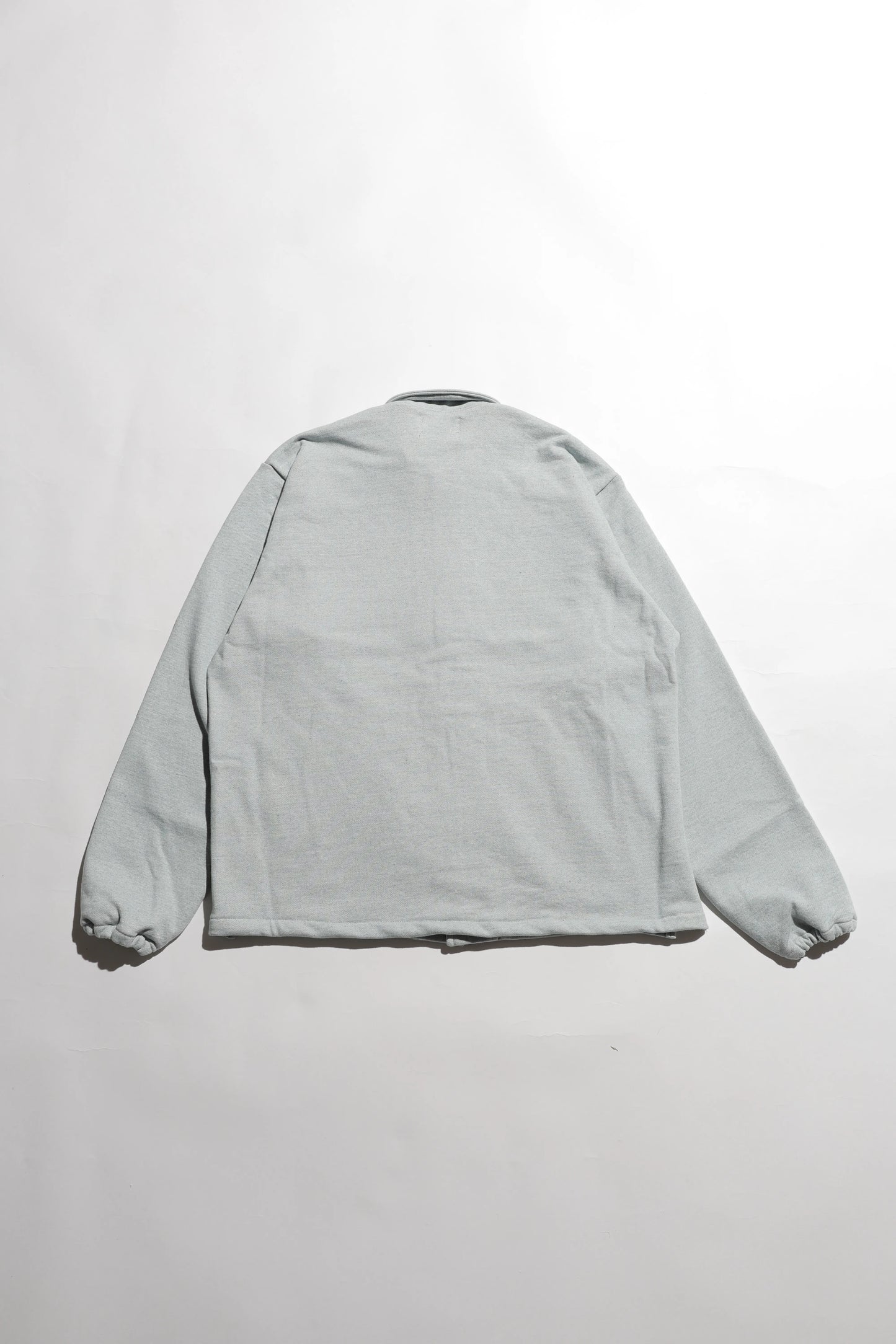 E Denim French Terry Coach Jacket