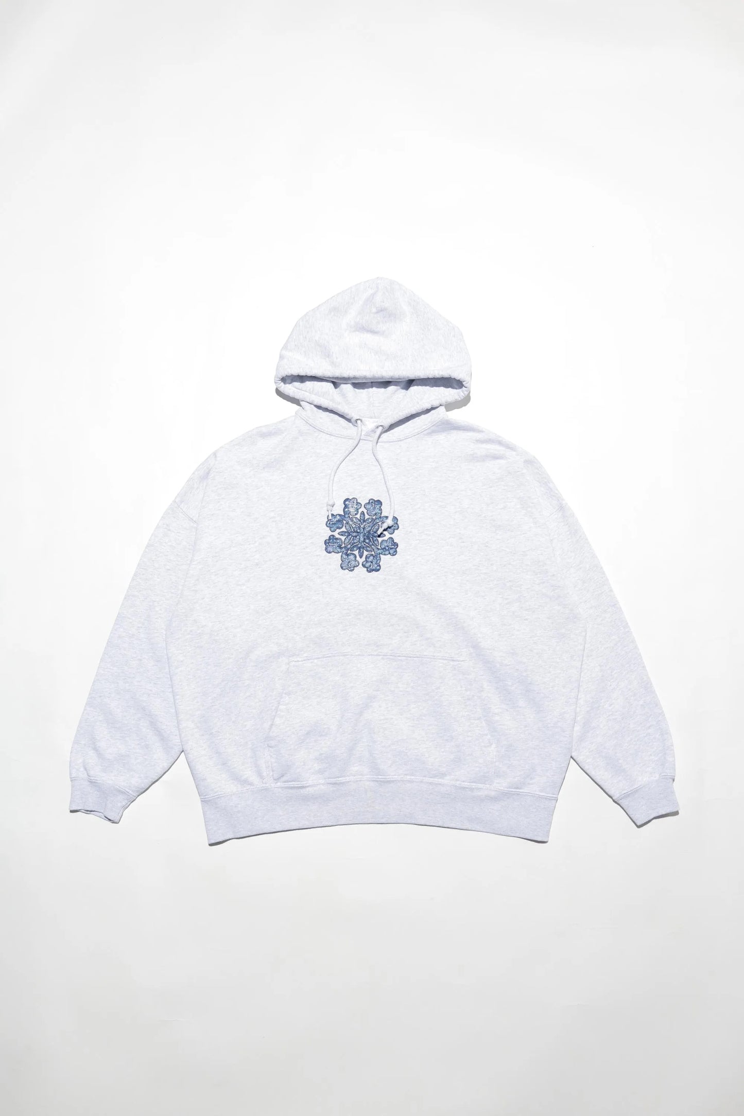 Washed P/O Hoodie(Hibiscus Applique)