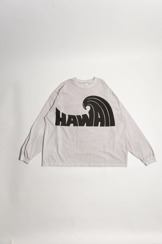 Pigment L/S Tee(HAWAII Wave)