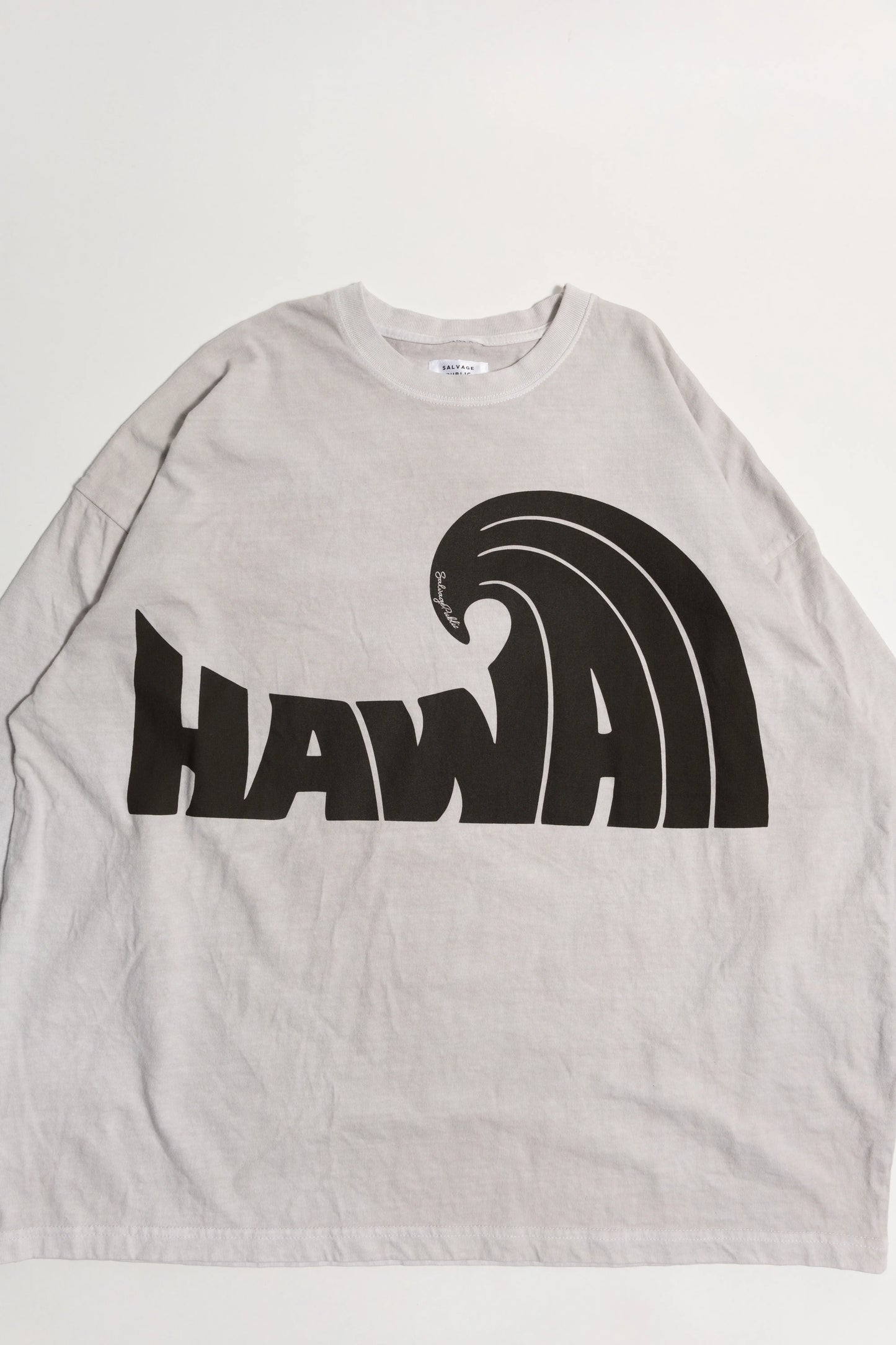 Pigment L/S Tee(HAWAII Wave)