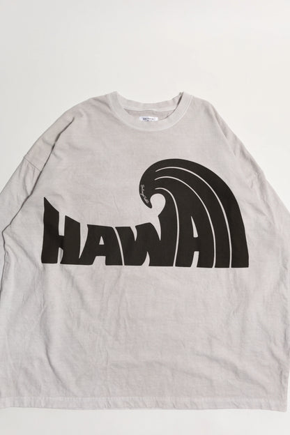 Pigment L/S Tee(HAWAII Wave)