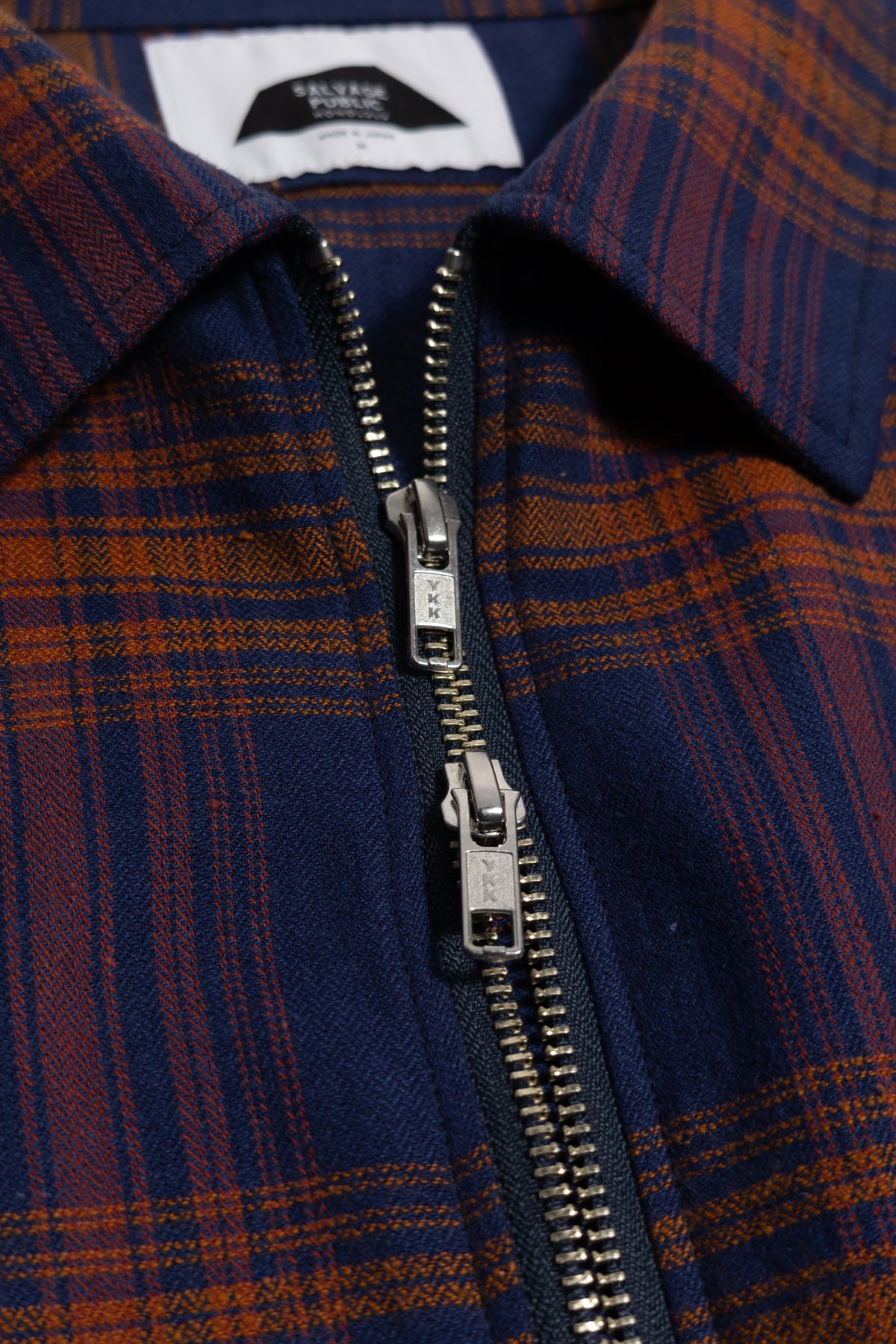 Check Zip Jacket