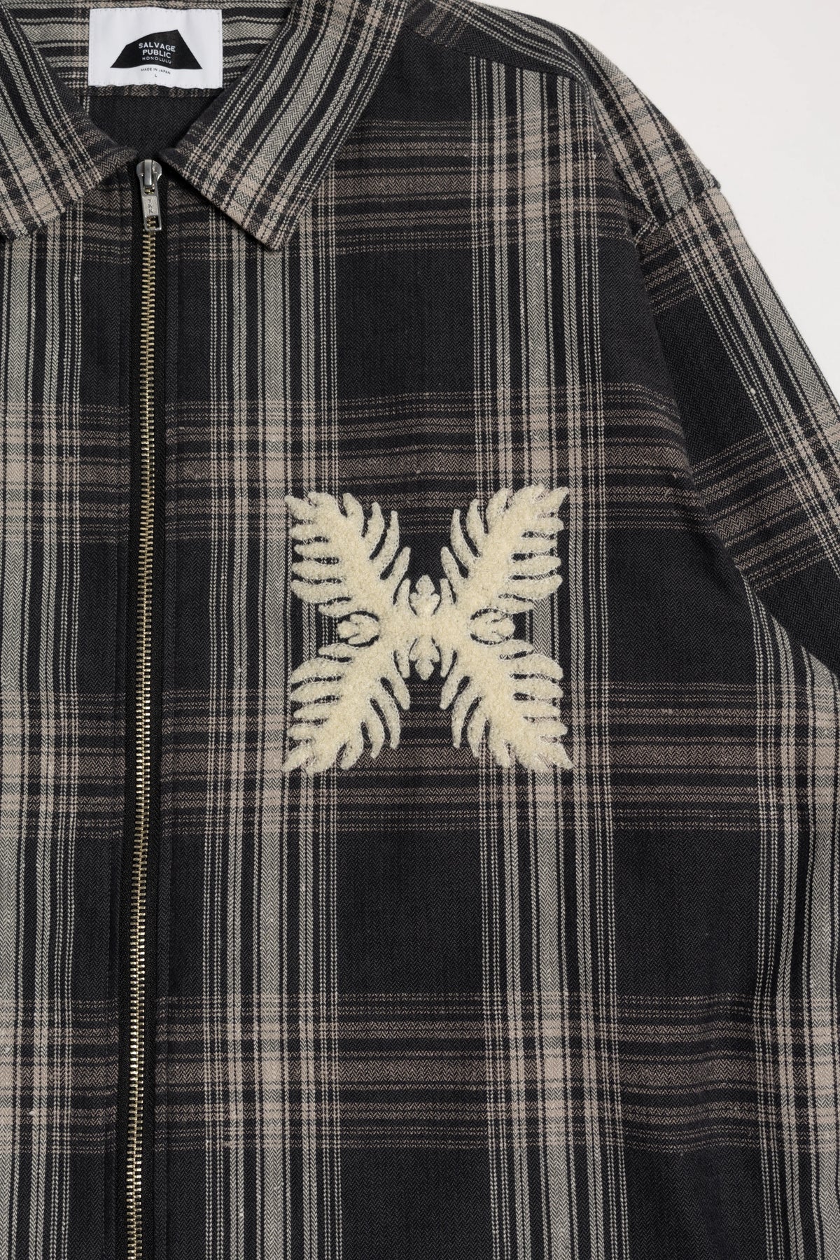 Check Zip Jacket