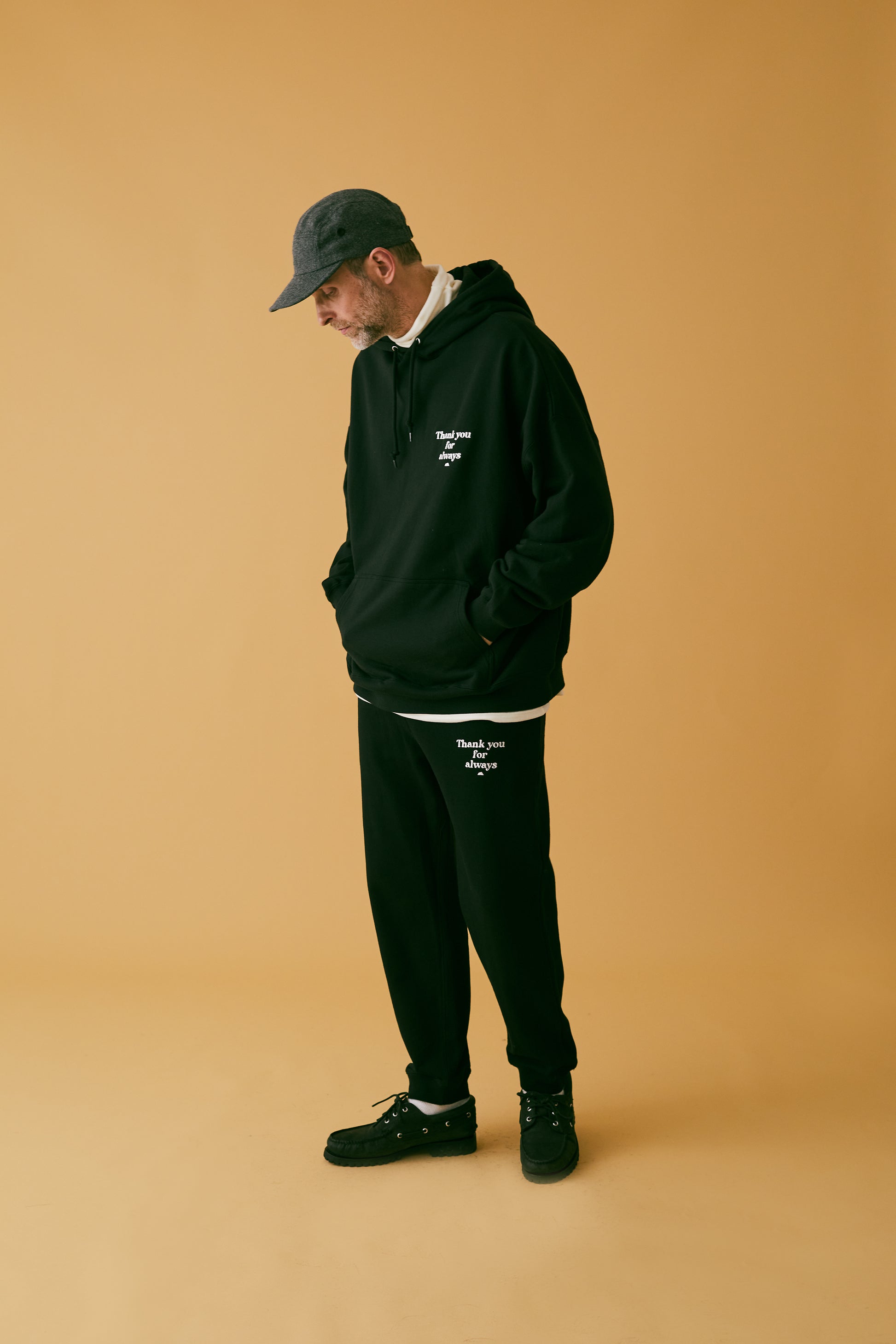 melple×SALVAGE PUBLIC／Thank you Sweat pants