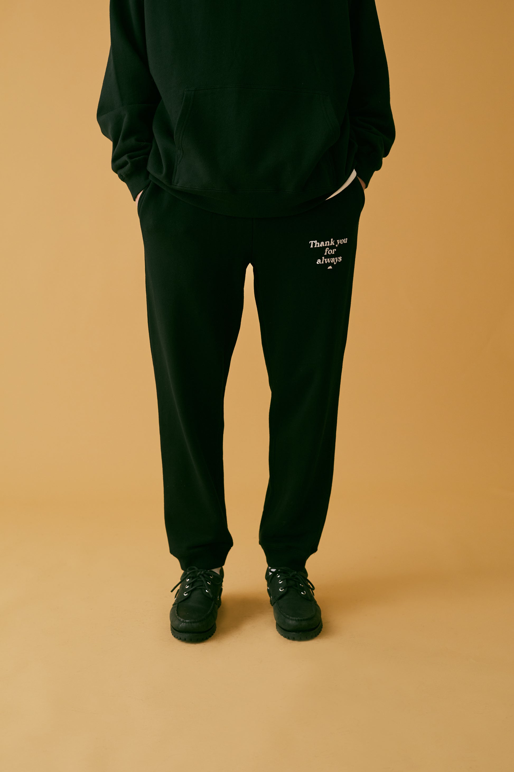 melple×SALVAGE PUBLIC／Thank you Sweat pants