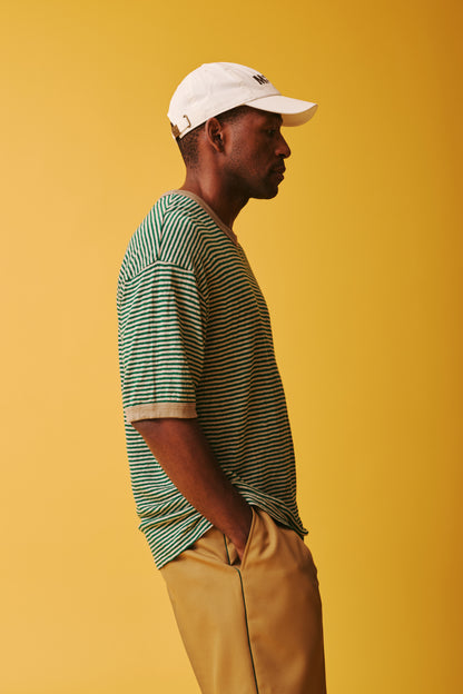 Seaview Linen Ringer S/S