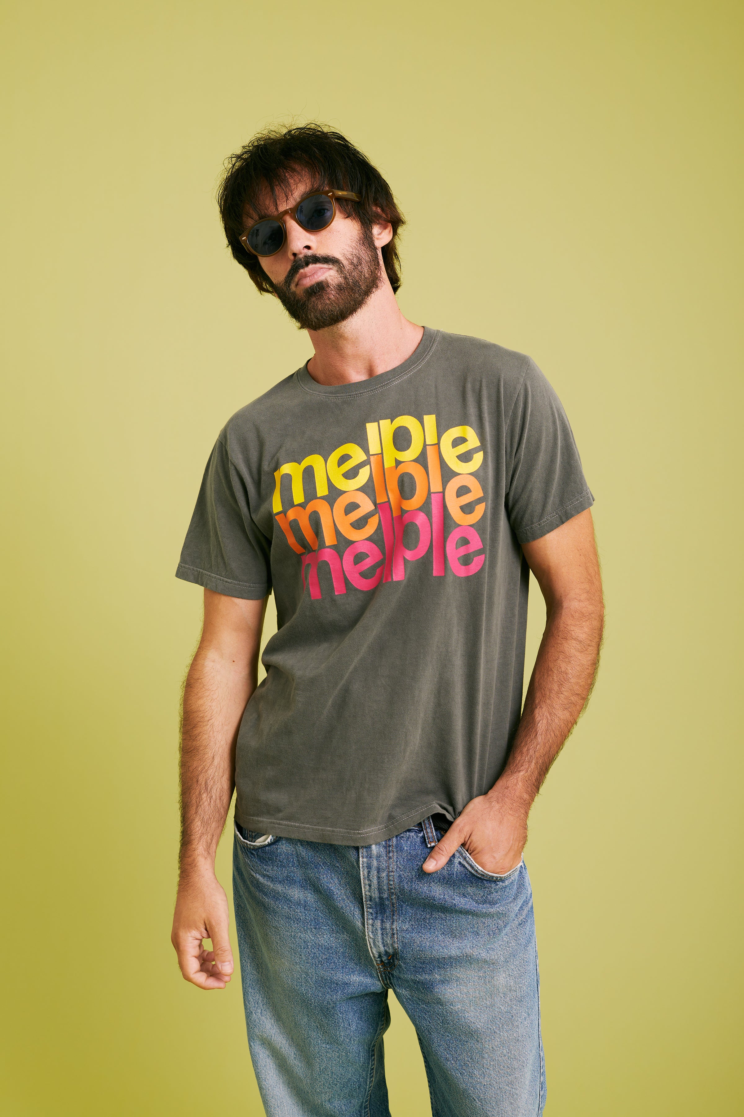 Pasadena Short sleeve（melple） – SLOW TEMPO