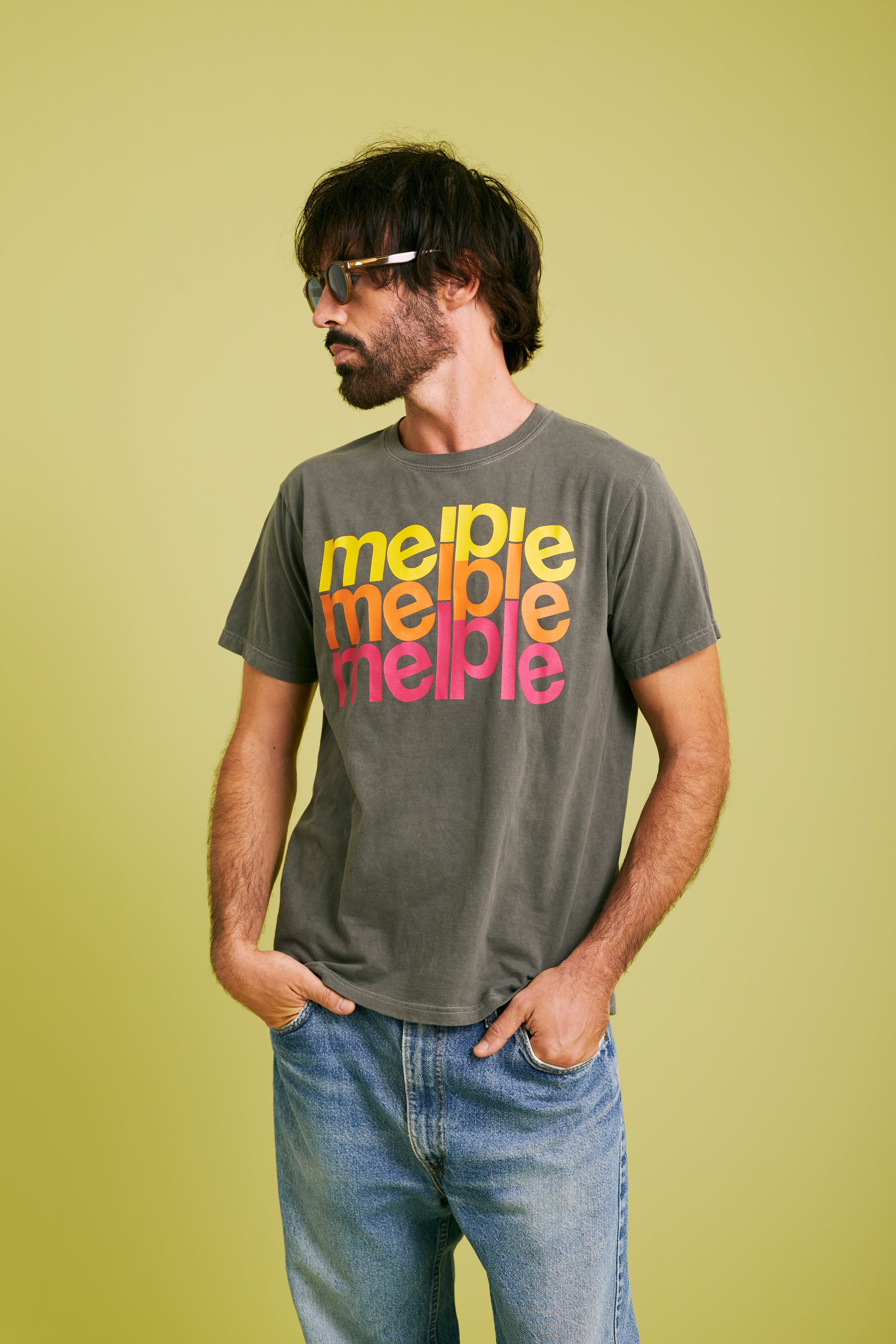 Pasadena Short sleeve（melple） – SLOW TEMPO