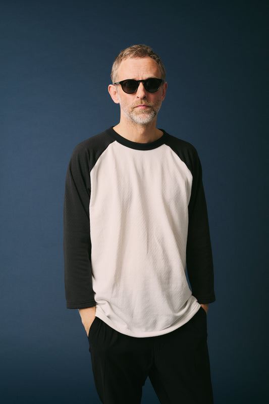 Grid Baseball 4/5 Sleeve