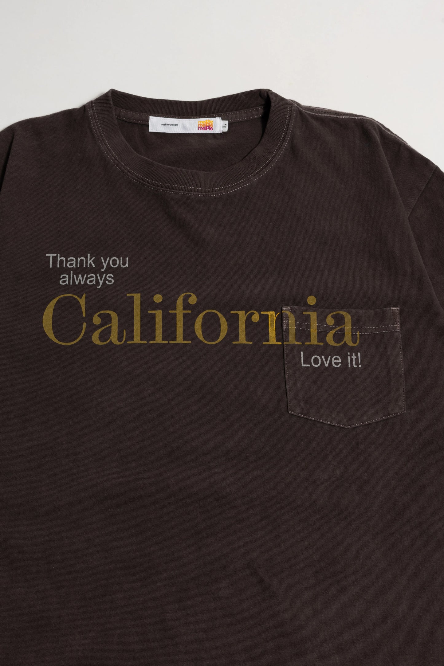 Pasadena Pocket S/S（Thank you always California）