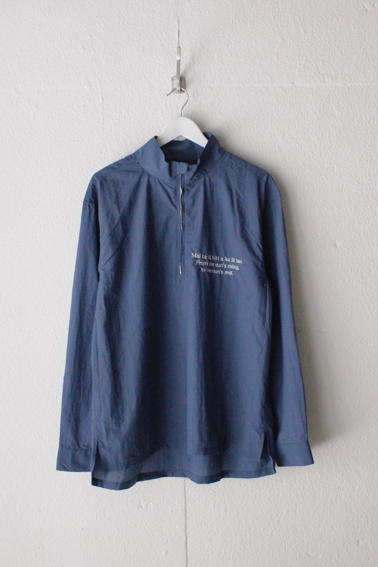 Nylon Standneck Shirt（From the sun’s rising）